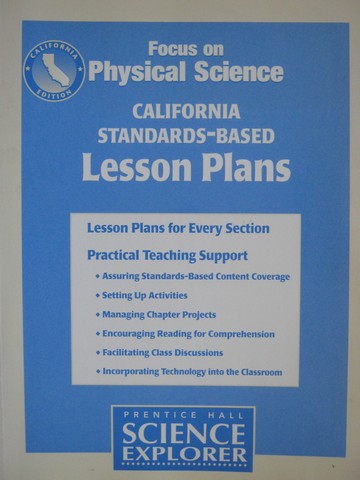 (image for) Focus on Physical Science Standards-Based Lesson Plans (CA)(P)