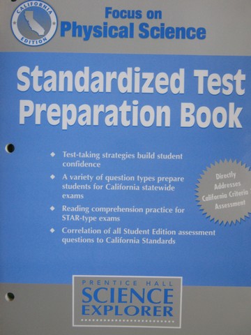 (image for) Focus on Physical Science Standardized Test Preparation (CA)(P)