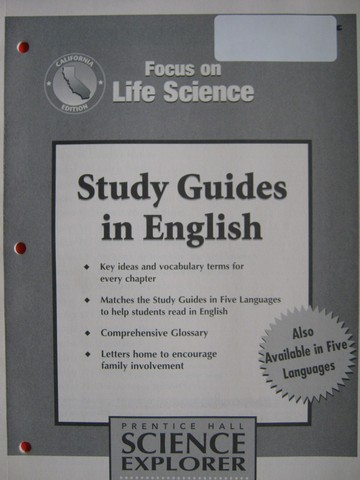 (image for) Focus on Life Science Study Guides in English (CA)(P)
