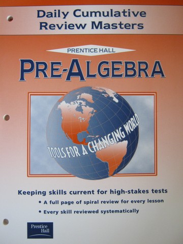 (image for) Pre-Algebra Daily Cumulative Review Masters (P)