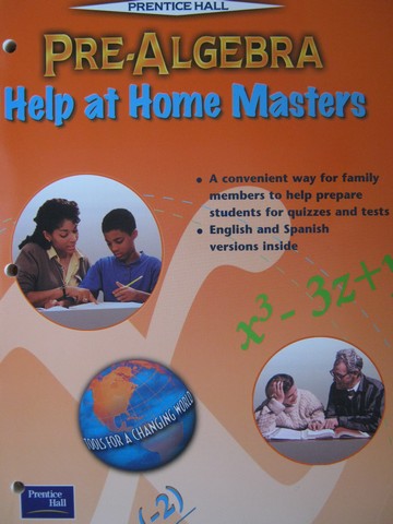 (image for) Pre-Algebra Tools for a Changing World Help at Home Masters (P)