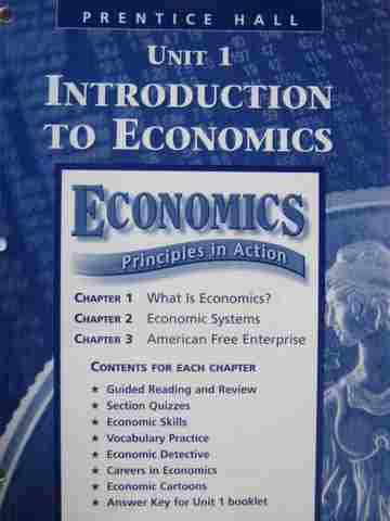 (image for) Economics Principles in Action Resource File Unit 1 (P)