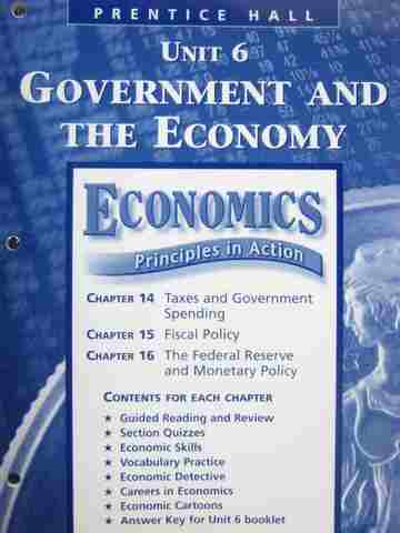 (image for) Economics Principles in Action Resource File Unit 6 (P)