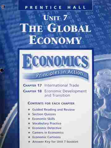 (image for) Economics Principles in Action Resource File Unit 7 (P)