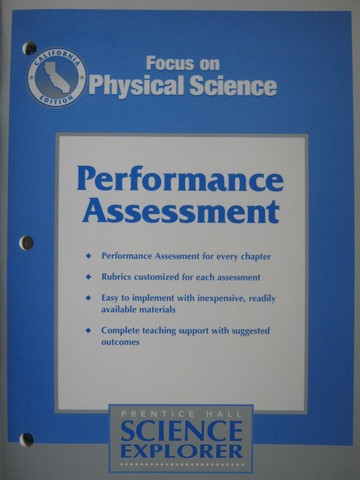 (image for) Focus on Physical Science Performance Assessment (CA)(P)