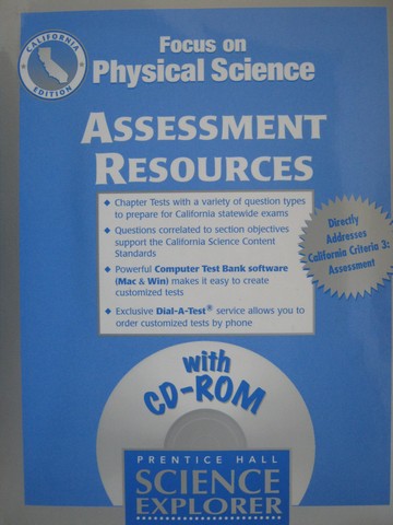 (image for) Focus on Physical Science Assessment Resources (CA)(P)