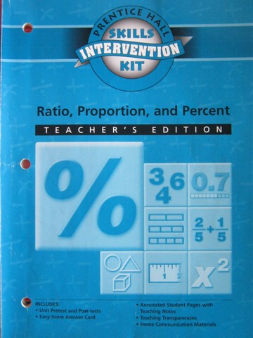 (image for) Skills Intervention Kit Ratio Proportion & Percent TE (TE)(P)