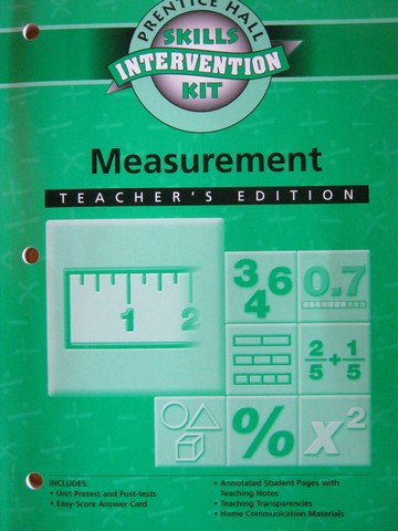 (image for) Skills Intervention Kit Measurement TE (TE)(P) by Charles - Click Image to Close