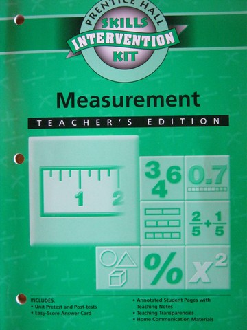 (image for) Skills Intervention Kit Measurement TE (TE)(P) by Charles