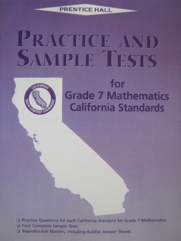 (image for) Practice & Sample Tests for Grade 7 Mathematics (CA)(P)