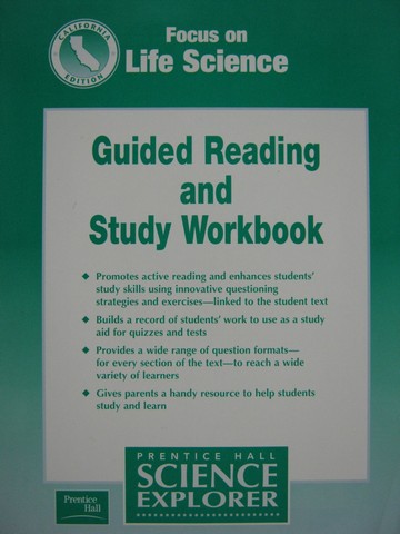 (image for) Focus on Life Science Guided Reading & Study Workbook (CA)(P)