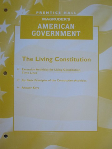 (image for) Magruder's American Government The Living Constitution (P)