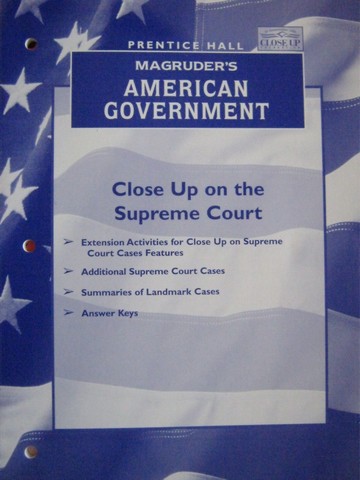(image for) Magruder's American Government Close Up on Supreme Court (P)