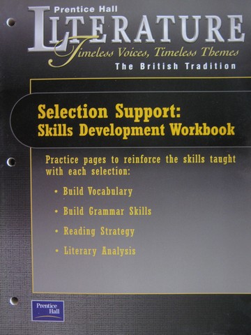 (image for) Literature British Tradition Skills Development Workbook (P)