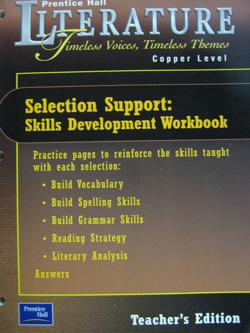 (image for) Literature Copper Level Skills Development Workbook TE (TE)(P)