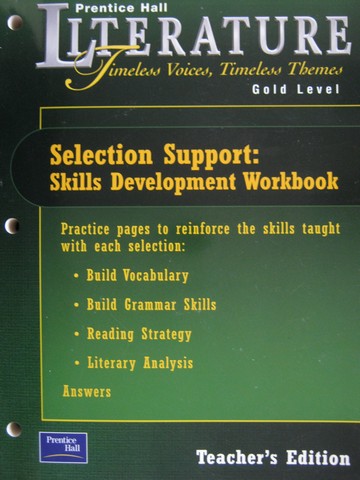 (image for) Literature Gold Level Skills Development Workbook TE (TE)(P)