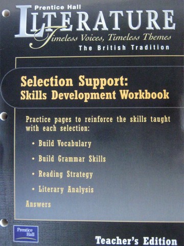 (image for) Literature British Tradition Skills Development Workbook TE (P)