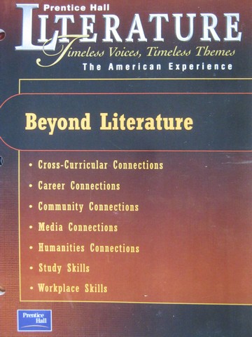 (image for) Literature American Experience Beyond Literature (P)