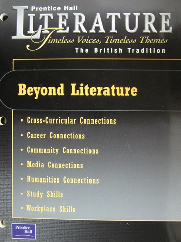 (image for) Literature British Tradition Beyond Literature (P)