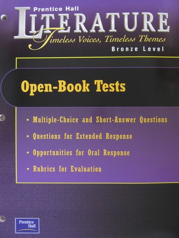 (image for) Literature Bronze Level Open-Book Tests (P)