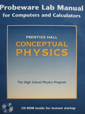 (image for) Conceptual Physics Probeware Lab Manual (P)