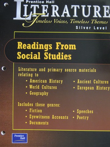 (image for) Literature Silver Level Readings from Social Studies (P)