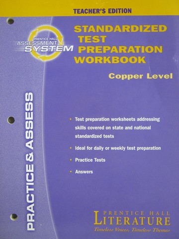 (image for) Literature Copper Level Standardized Test Prep Workbook TE (P)
