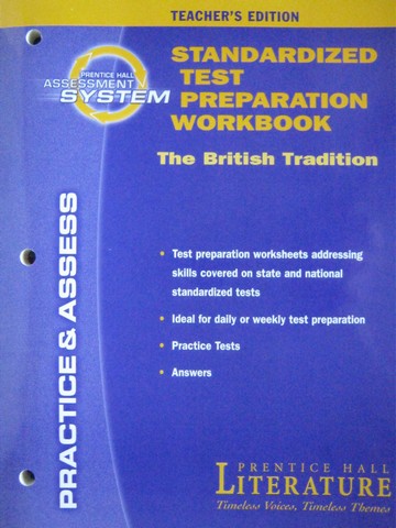 (image for) Literature British Tradition Standardized Test Preparation TE(P)