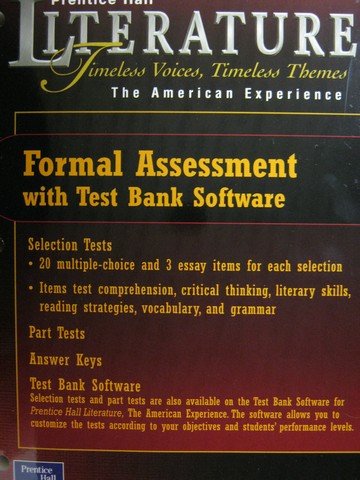 (image for) Literature American Experience Core Resources (TE)(Box)