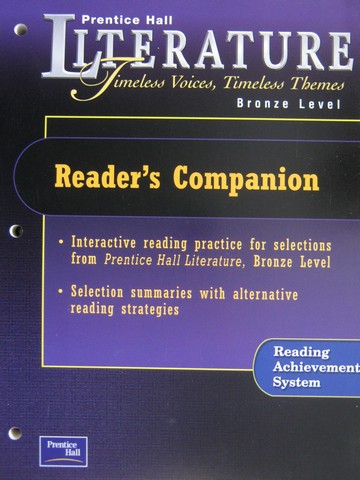 (image for) Literature Bronze Level Reader's Companion (P)