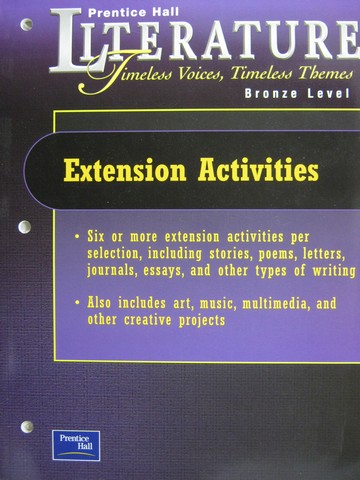 (image for) Literature Bronze Level Extension Activities (P)