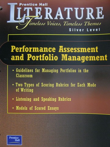 (image for) Literature Silver Level Performance Assessment & Portfolio (P)