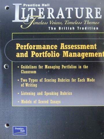 (image for) Literature British Tradition Performance Assessment (P)