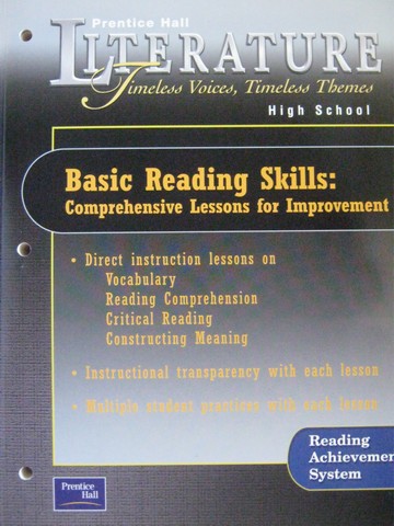 (image for) Literature High School Basic Reading Skills (P)