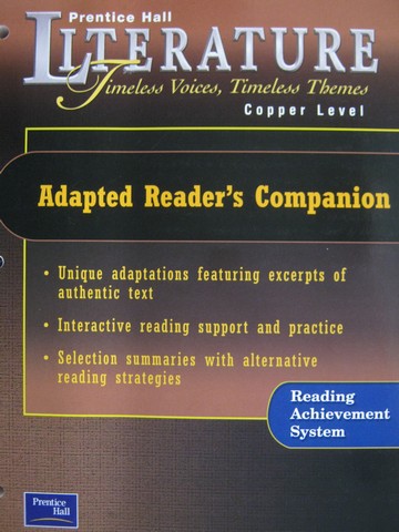 (image for) Literature Copper Level Adpated Reader's Companion (P)