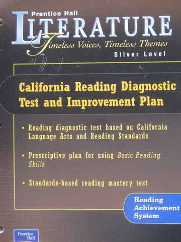 (image for) Literature Silver Level Reading Diagnostic Test (CA)(P)