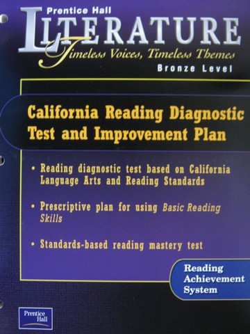 (image for) Literature Bronze Level Reading Diagnostic Test (CA)(P)
