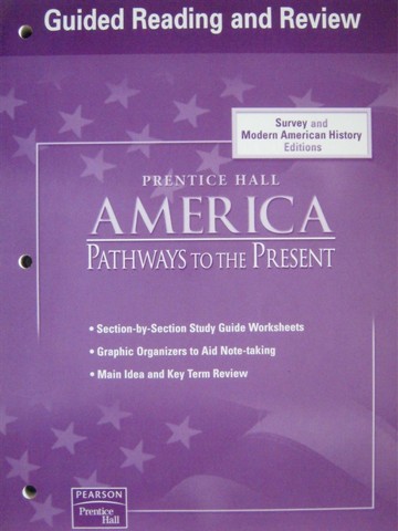 (image for) America Pathways to the Present Guided Reading & Review (P)