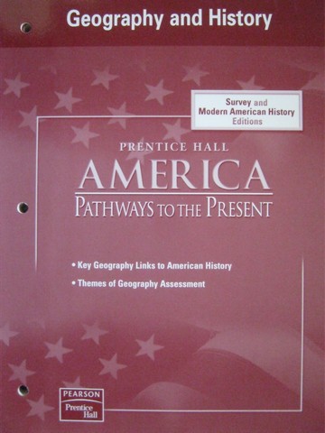 (image for) America Pathways to the Present Geography & History (P)