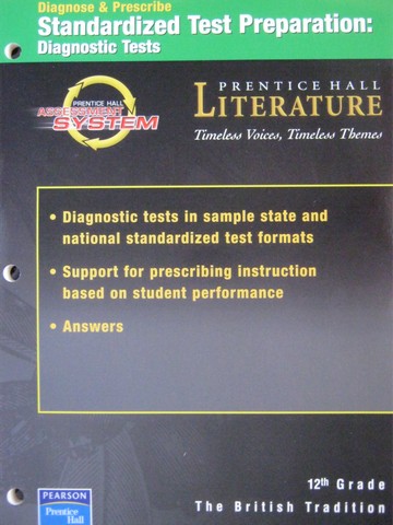 (image for) Literature British Tradition Standardized Test Preparation (P)