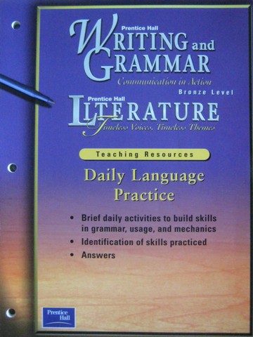 (image for) Writing & Grammar Bronze Daily Language Practice (P)
