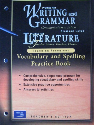 (image for) Writing & Grammar Diamond Vocabulary & Spelling Practice (TE)(P)
