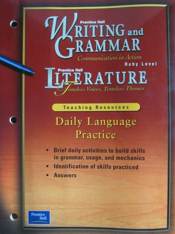 (image for) Writing & Grammar Ruby Daily Language Practice (P)