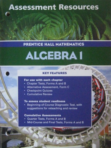 (image for) Algebra 1 Assessment Resources (P)