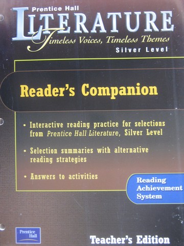 (image for) Literature Silver Level Reader's Companion TE (TE)(P)