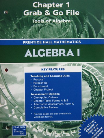 (image for) Algebra 1 Chapter 1 Grab & Go File (P)