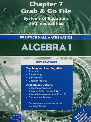 (image for) Algebra 1 Chapter 7 Grab & Go File (P)