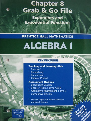 (image for) Algebra 1 Chapter 8 Grab & Go File (P)