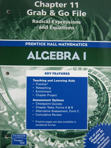 (image for) Algebra 1 Chapter 11 Grab & Go File (P)