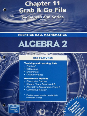(image for) Algebra 2 Chapter 11 Grab & Go File (P)